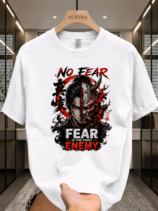 Fear Is The First Enemy – Unisex Oversized T-Shirt